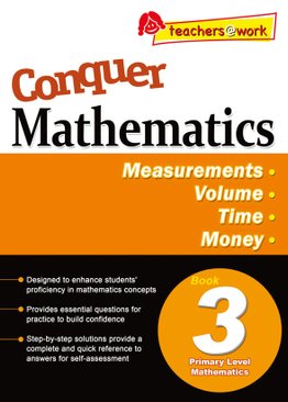 Conquer Mathematics Measurements - Volume - Time - Money Book 3