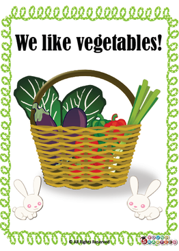 We like vegetables! {Printables}