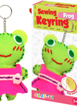 Creative Play N Learn Craft Frog Sewing Keyring Party Fun Gift