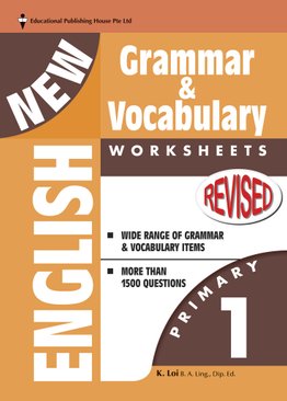New English Grammar & Vocab Worksheet - Primary 1