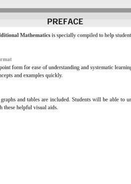 Quick Exam Notes Additional Mathematics
