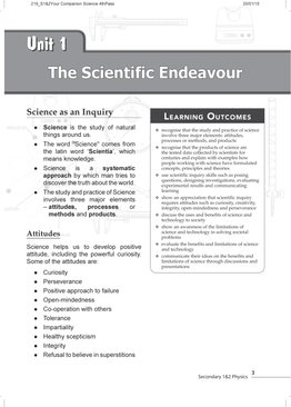 Secondary 1 - Your Companion to Science 