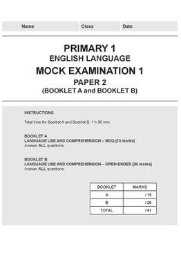 Primary 1 English Mock Examinations