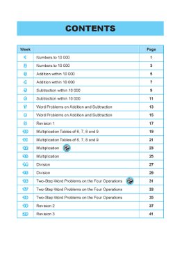 SCORE Building Mathematics Knowledge and Skills Week by Week Workbook 3