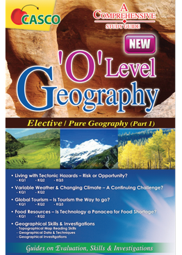 O Level Geography Elective/Pure Part 1 