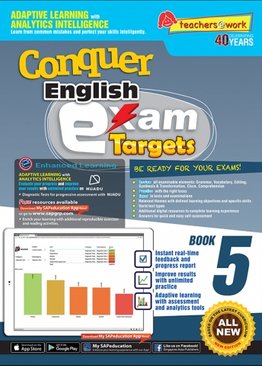 Conquer Exam Targets English Book 5