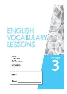 English Vocabulary Lessons Workbook 3