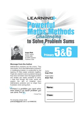 Learning+ Powerful Maths Methods to Solve Challenging Problem Sums Primary 5 & 6