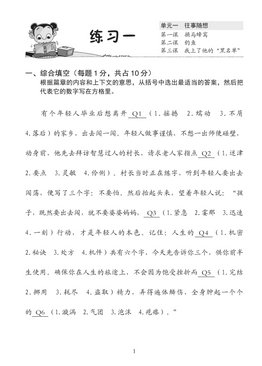 中四高级华文补充练习 Higher Chinese Language Comprehensive Exercises For Sec 4