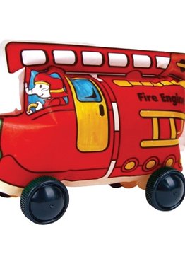 Creative Play N Learn Party Gift Craft Colorloon Colour and Inflate 3D Vehicle DIY Kit Fire Engine