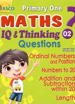 P1 Maths IQ & Thinking Questions Book 2