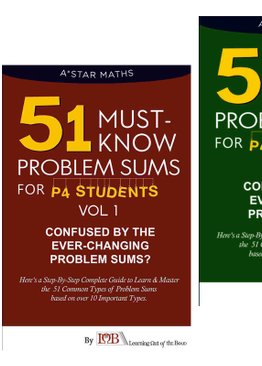 P4. 51 Must-Know Sums Volume 1 & 2 (Quick Starter Kit)