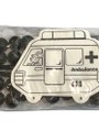  Play N Learn Colorloon / 3D Vehicle DIY Kit - Ambulance  ( 10 PCS )