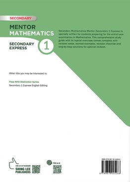 Mentor Mathematics Book 1 (New Ed)