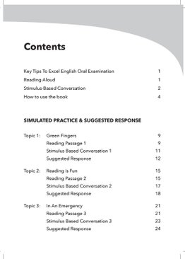 A COMPREHENSIVE GUIDE TO ENGLISH ORAL EXAMINATION PRIMARY 4