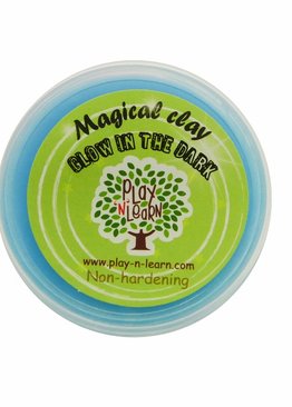 Putty Imaginative Play N Learn Party Gift Magical Clay Glow In The Dark Blue
