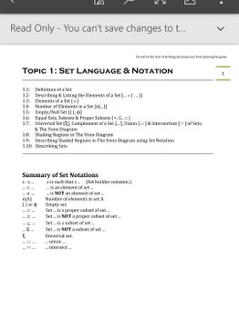 Exam Buddy Elementary Mathematics Sec 4 (2020 Edition) Topic 1: Set Language & Notation
