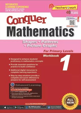 Conquer Mathematics Shapes - Patterns - Picture Graphs Book 1 