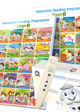 Interactive Reading Programme（Stage 1/2） Bundle of 40 Books + EtutorStar Learning Pen ( Preschool )