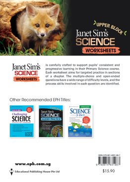 Janet Sim’s Science Worksheets Upper Block