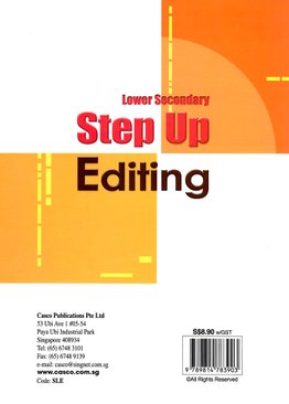 Lower Secondary Step Up Editing