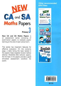 New CA And SA Maths Papers 3