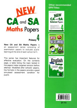 New CA And SA Maths Papers 4