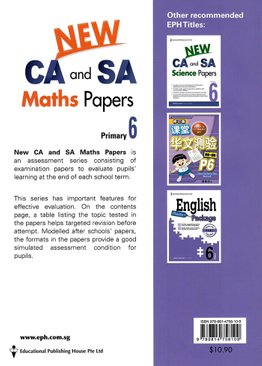 New CA And SA Maths Papers 6