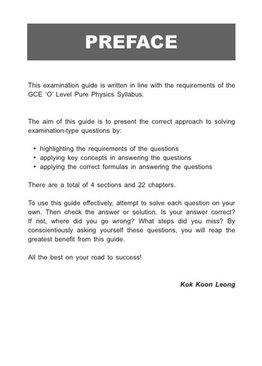O Level Pure Physics Questions & Answers 