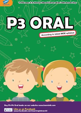 PRIMARY 3 ENGLISH ORAL BOOKLET BY HANA ZHANG (SOFT COPY)