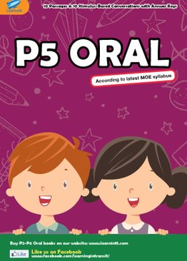PRIMARY 5 ENGLISH ORAL BOOKLET BY HANA ZHANG (SOFT COPY)