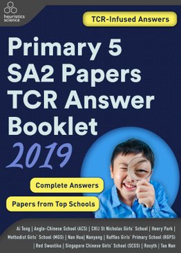 Primary 5 2019 SA2 Papers TCR Answer Booklet (Printed)