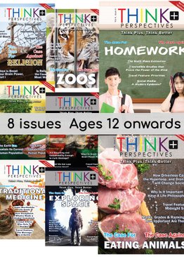 [Collection Series] Think+ Perspectives (2019 - Vol 4) - Age 12 Onwards (8 Issues)