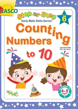 Step by Step Early Math Skills Book 6: Counting Numbers to 10 (for Ages 4-5)