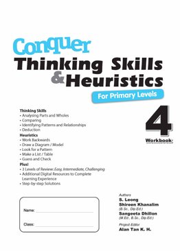 Conquer Thinking Skills & Heuristics for Primary Levels 4