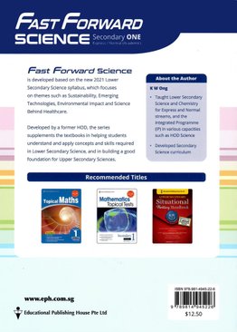 Science Fast Forward QR Sec 1B (Exp/NA) (2ND EDT)