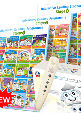 Interactive Reading Programme（Stage 1/2/3） Bundle Of 60 Books + EtutorStar Learning Pen