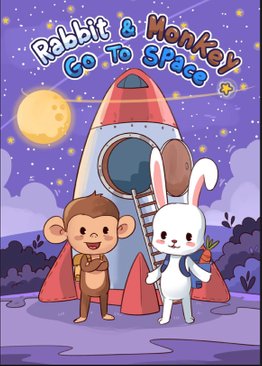 Rabbit and Monkey Go To Space