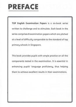 TOP English Examination Papers - Primary 2