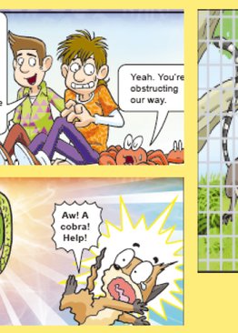 World Of Science Comics: Adventures with Land Animals