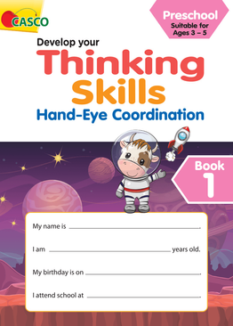 Preschool Develop Your Thinking Skills Book 1: Hand-Eye Coordination