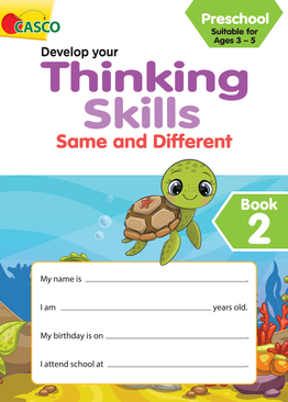 Preschool Develop Your Thinking Skills Book 2: Same and Different