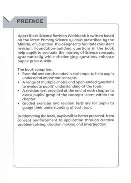 Science Revision Workbook - Upper Block Pri 5/6