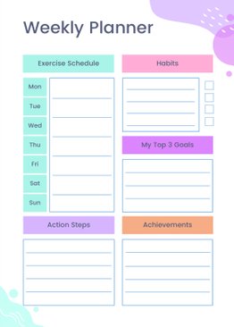 Digital Daily Journal and Planner for Children