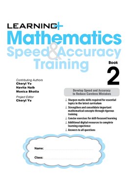 Learning Mathematics Speed & Accuracy Training Book 2