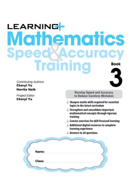 Learning Mathematics Speed & Accuracy Training Book 3