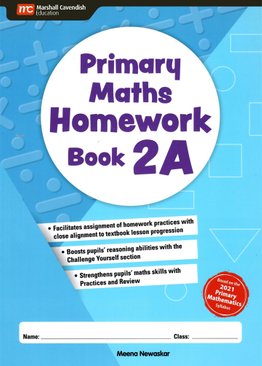 Primary Maths Homework Book 2A