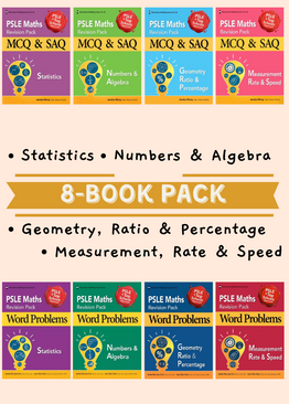 PSLE Maths Revision Pack (8 Book)