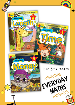 Daily Maths Tutor Early Skills Pack (3 Book)