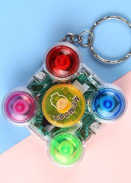 Fidget Light and Colours Memory Game Toy with keychain